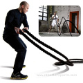 Black 30Ft Strength Training Mount Gym Battle Rope